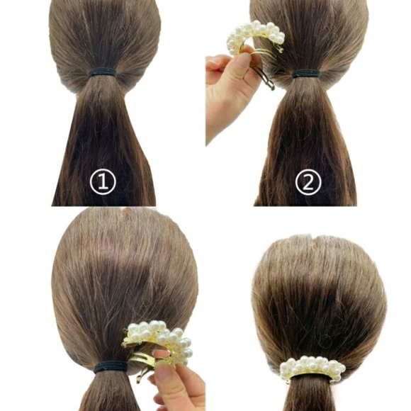 Faux Pearl Hair Clip - Picture 4 of 8